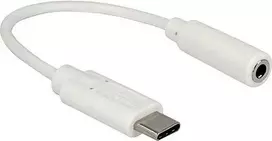 Garso adapteris DeLOCK 65913 0.14m 3.5mm USB-C baltas