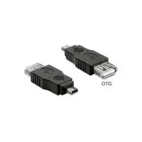Delock 65399 Mini-USB Type B (Male) – USB Type A (Female) OTG adapteris, juodas