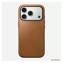 Dėklas mobiliesiems telefonams Nomad Modern Leather Case, iPhone 17 Pro, 16 cm (6,3 colio), įdegusios odos, PC/TPU