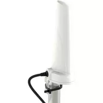 Kryptinė 4 dBi 5G/LTE antena Poynting A-OMNI-0280-02-V1 SMA (vyriška) 2 m kabelis, stiebo/sienos tvirtinimas, balta