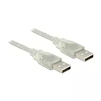 USB kabelis DeLOCK 83888 USB 2.0 1,5 m permatomas