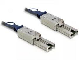 Mini SAS 26pin laidas DeLOCK 83061 1m Juodas