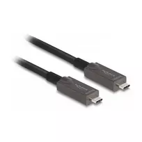 Aktyvus optinis USB-C laidas DeLOCK 84146, 5 m, juodas