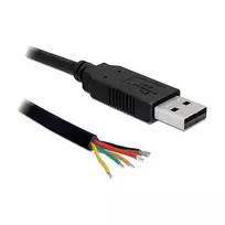 USB laidas DeLOCK USB 2.0/TTL 6 1,8 m juodas
