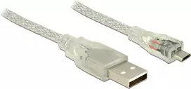 USB laidas DeLOCK 5m USB 2.0-A / USB 2.0 Micro-B