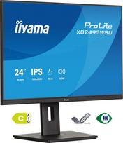 Monitorius IIYAMA ProLite XB2495WSU-B1 24.1 colio (61,2 cm) 1920×1200 IPS Full HD, 4 ms, USB 3.2 šakotuvas, reguliuojamas aukštis, garsiakalbiai
