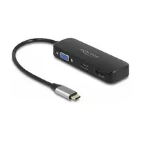 DeLOCK USB-C adapteris į VGA, HDMI, DisplayPort 4K 60 Hz