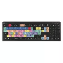 Logickeyboard ASTRA 2 apšviesta klaviatura Adobe Premiere Pro CC vokiškam QWERTZ išdėstymui (LKB-PPROCC-A2PC-DE)