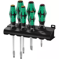 Wera atsuktuvų rinkinys 6 vnt. 334 SK/6 plyšiniai, Phillips (05007680001)