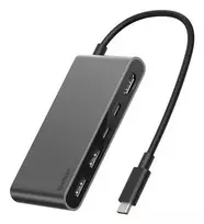 Belkin Connect USB-C stotelė su HDMI, USB 2.0 Type-A ir USB Type-C, 4K 60 Hz, juoda