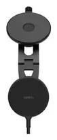Belkin BoostCharge Magnetic Wireless Car Charger Qi2 su laikikliu, juodas, WIC013HQBK