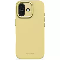 Mobilaus telefono dėklas Decoded D25IPO17BCS9YW, skirtas Apple iPhone 17, geltonas, mikropluoštas ir PU