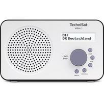 Nešiojamas skaitmeninis radijas TECHNISAT 0000/3906 – DAB/DAB+/FM, 1 W RMS, LCD, 3,5 mm, baltas/juodas, 0,338 kg
