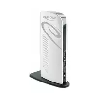 USB dokavimo stotelė DeLOCK 87771 Dual HDMI Full-HD USB 3.2 LAN Audio