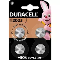 Duracell įkraunama baterija CR2025 NiMH 3 V, 4 vnt. pakuotė
