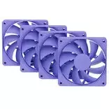 Kompiuterio aušinimo ventiliatorius HYTE FA12-TM-4 120 mm Violetinis, 1500 RPM, 72 m³/h, 1.6 mmH2O, FDB, 4 vnt. paketas