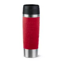 EMSA Travel Mug Classic N2022200 termo puodelis 500 ml juodas, raudonas, nerūdijantis plienas