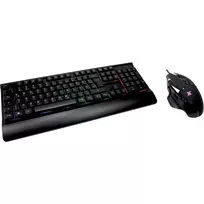 Žaidimų klaviatūros ir pelės rinkinys INTER-TECH KC-3000 RGB apšvietimas, USB jungtis