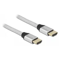 HDMI kabelis DeLOCK Ultra High Speed 48Gbps 8K 60 Hz sidabrinis 1 m