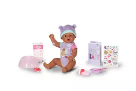 BABY born @ Eva 43 cm lėlė kūdikis, mergaitė, su 10 aksesuarų, įvairiaspalvė