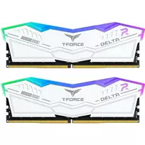 Teamgroup Delta RGB 32GB DDR5-6000 (2x 16GB) Dual-Kit, balta, INTEL XMP