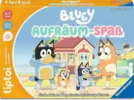 Stalo žaidimas tiptoi Bluey Tidy-Up Fun