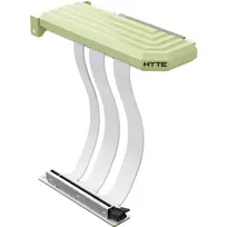 HYTE PCIe 5.0 Hyper Riser lankstus vertikalus kabelis 20 cm, žalias/balta