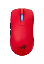 ASUS ROG Harpe II Ace RED žaidimų pelė, dešinei rankai, RF belaidis + Bluetooth + USB Type-A, optinė, 42000 DPI