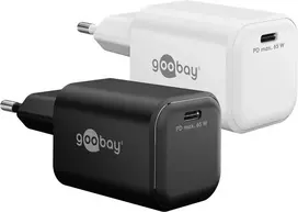 Goobay USB-C™ PD GaN greitasis įkroviklis Nano (65 W) baltas (79156)