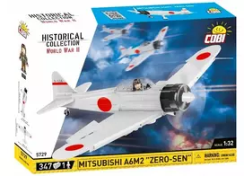 Konstruktorius Cobi Mitsubishi A6M2 „Zero-Sen“ – 347 detalės, rekomenduojamas amžius 3+