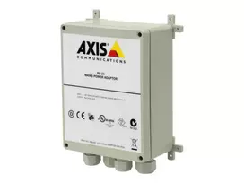 Maitinimo adapteris AXIS 5000-001 apsaugos kameroms, 220–240 V į 24 V 0,4 A, baltas, 147×80×187 mm