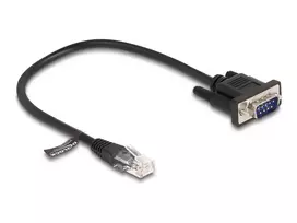 Tinklo kabelis DeLOCK 88008 Juodas 0,3 m RJ-45