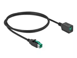 Maitinamas USB ilginimo kabelis DeLOCK 85980 12 V 1 m