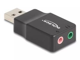 Išorinė USB garso kortelė DeLOCK 66634 USB-A į 2 × 3,5 mm