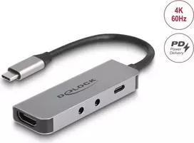DeLOCK 61064 USB Hub Type-C 3.2 Gen 1 HDMI 3840x2160 60Hz