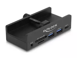 DeLOCK 64285 USB 2.0 Type-A šakotuvas 5000Mbit/s Juodas