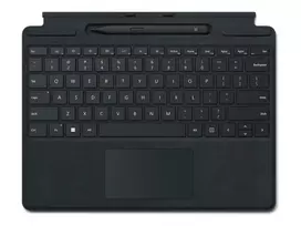 Microsoft Surface Pro Signature Keyboard - Tastatur - mit Touchpad, Beschleunigungsmesser, Surface Slim Pen 2 Ablage- und Ladeschale - QWERTY - USA -