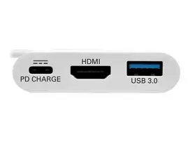 Eaton PowerWare Eaton Tripplite Series USB-C to HDMI Adapter with USB-A Port (U444-06N-HU-C)