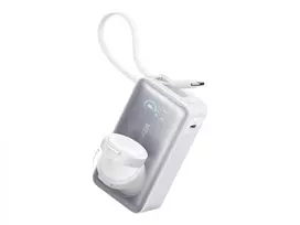 Power bank Anker MagGo A1657021 — 10000 mAh, 35 W, USB-C (24 kontaktų), baltas