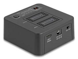 DeLOCK 64300 Docking stotelė USB 3.2 Gen 2 Type-C juoda SSD PCIe M.2