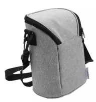 Termo maišelis Olympia BT 50 – juodai pilkas, su užtrauktuku, 225×170×110 mm