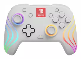 PDP Afterglow Wave White belaidis valdiklis Nintendo Switch, Nintendo Switch OLED