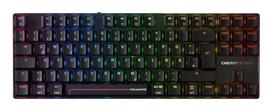 Belaidė žaidimų klaviatūra CHERRY MX 8.2 Pro TMR — Tenkeyless, QWERTZ vokiška, USB + RF + Bluetooth, RGB, 88 klavišų, juoda