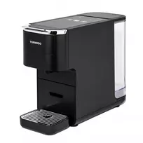 TORNADO TCM7042-GS | 5-in-1 daugiaskardinė kavos aparatas, kavos aparatas kapsulėms, 1,5 L, kavos kapsulės, malta kava, 1350 W, juoda