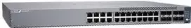 Jungiklis Juniper EX4100-F-24P, 24 prievadai 10/100/1000BaseT PoE+, 4x 10G SFP+ jungtys, 4x 10G SFP+ rietimo prievadai (optika įsigyjama atskirai), su standartine programine įranga, TAA atitikmuo