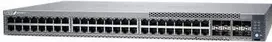 Juniper EX4100-F-48P 48 prievadų 10/100/1000BaseT PoE+ jungiklis su 4x 10G SFP+ aukštynkrypčiais ir 4x 10G SFP+ stekavimo prievadais, TAA atitiktis