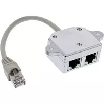 InLine ISDN Port Doubler 1x RJ45 kištukas / 2x RJ45 lizdai su laidu 69932A