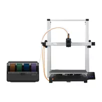 3D spausdintuvas AnyCubic Kobra 3 Max Combo – statybinis tūris 420×420×500 mm, PETG/PLA, maks. antgalis 300°C, lova 90°C, Wi‑Fi