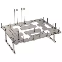 Atviras testinis stovas Streacom BC1 V2 – benchtable korpusas, titano spalva