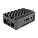 Akasa Skyline 3 Pro be ventiliatoriaus aliuminis korpusas, skirtas Asus Tinker Board 3/3s, juodas